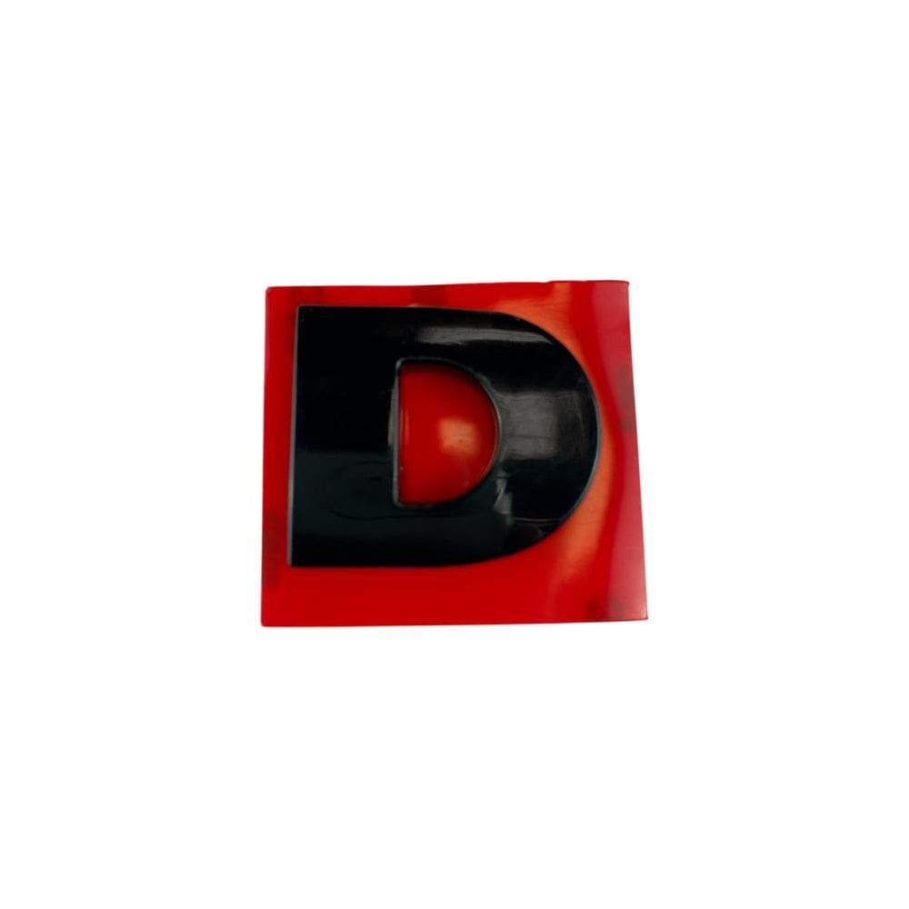Letra Avulsa Black Piano Do Emblema De Carro Letra D