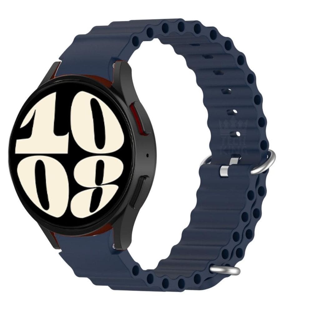 Pulseira Com Encaixe Curvo Ondulada Para Galaxy Watch6 40Mm