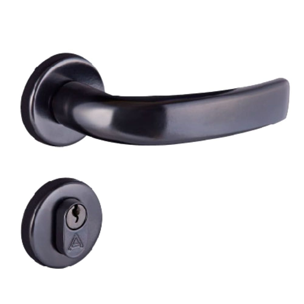 Fechadura Galaxy Externa Preto Fosco - 82505 - ALIANÇA