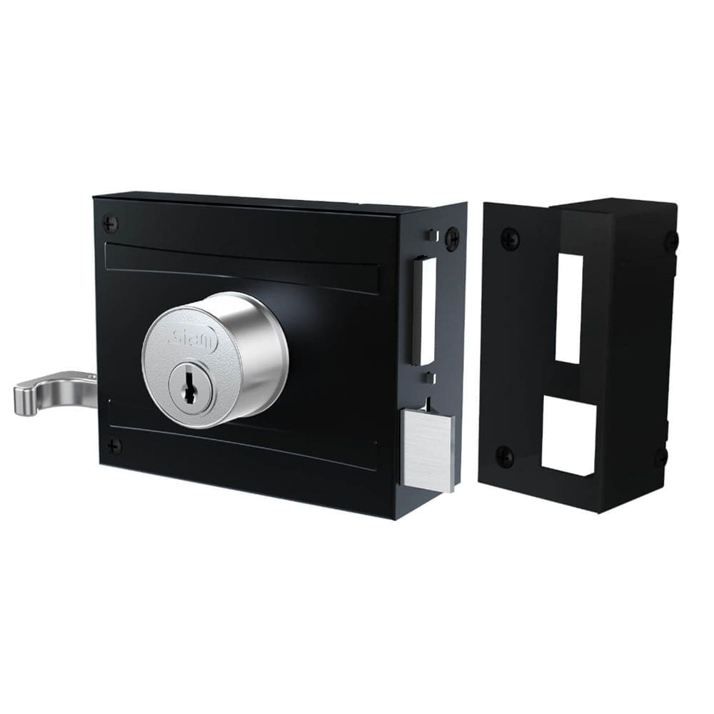 Fechadura 701/100 Externa Preto Fosco - 56417 - STAM