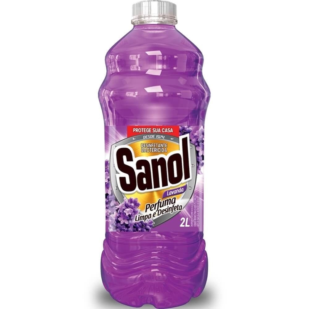 Desinfetante de Lavanda 2 Litros - 2107 - SANOL