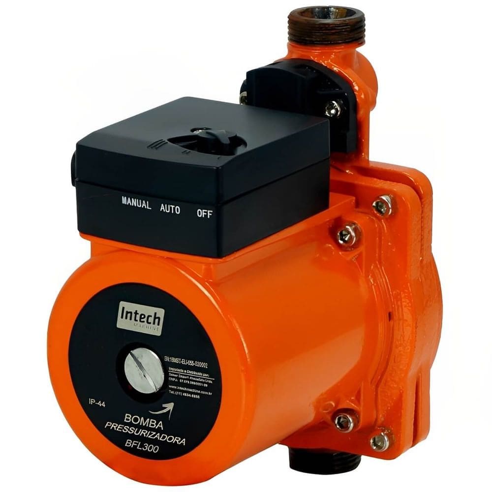 Bomba Pressurizadora 250 Watts 110 Volts - BFL300 - INTECH MACHINE