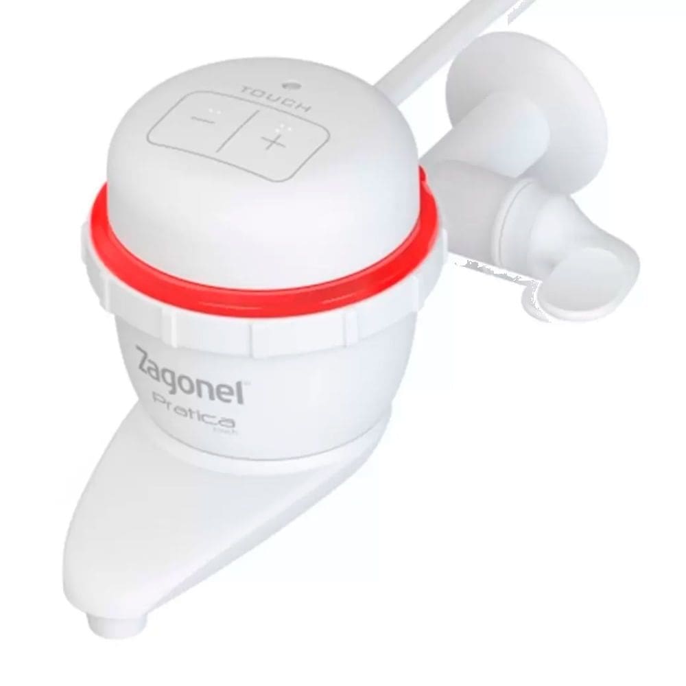 Torneira Prática Touch Eletronica 5500 Watts 110 Volts Branco - TPREL55127BR03 - ZAGONEL