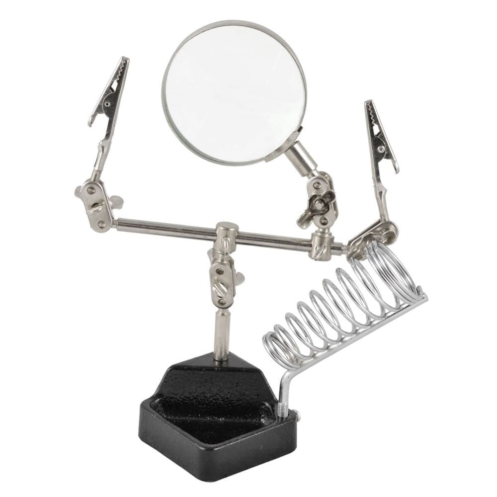 Lupa com Garra e Suporte para Ferro de Solda - 0AD - EDA