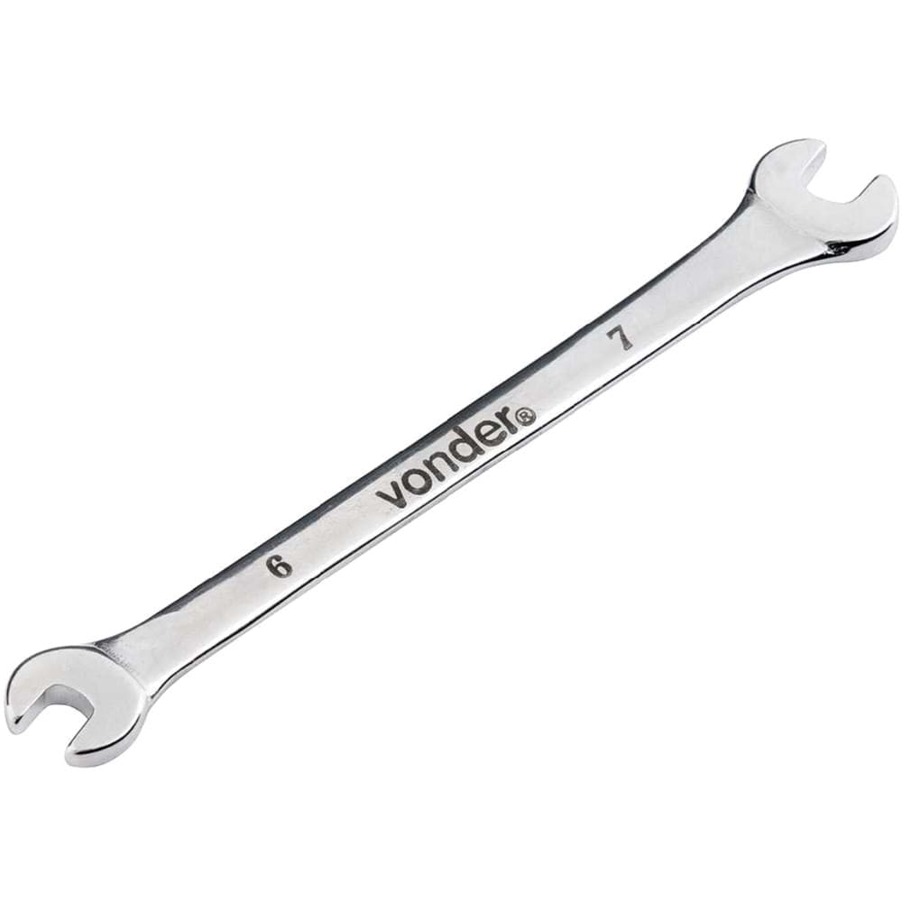Chave Fixa 06x07mm CRV Cromada ENC - 3731060700 - VONDER