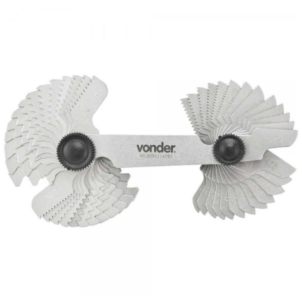 Calibre Pente de Rosca com 52 Lâminas em Aço Carbono - 3595052000 - VONDER