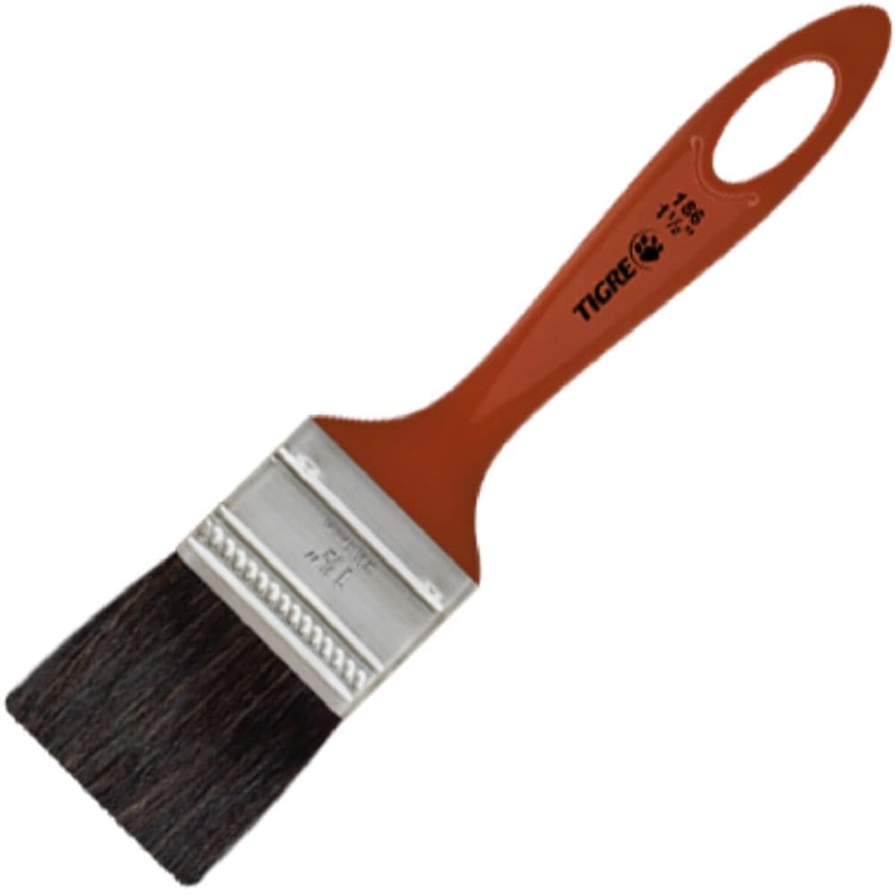 Trincha 1.1./2”” 186 de Pelo de Orelha de Boi - 60186006 - PINCÉIS TIGRE