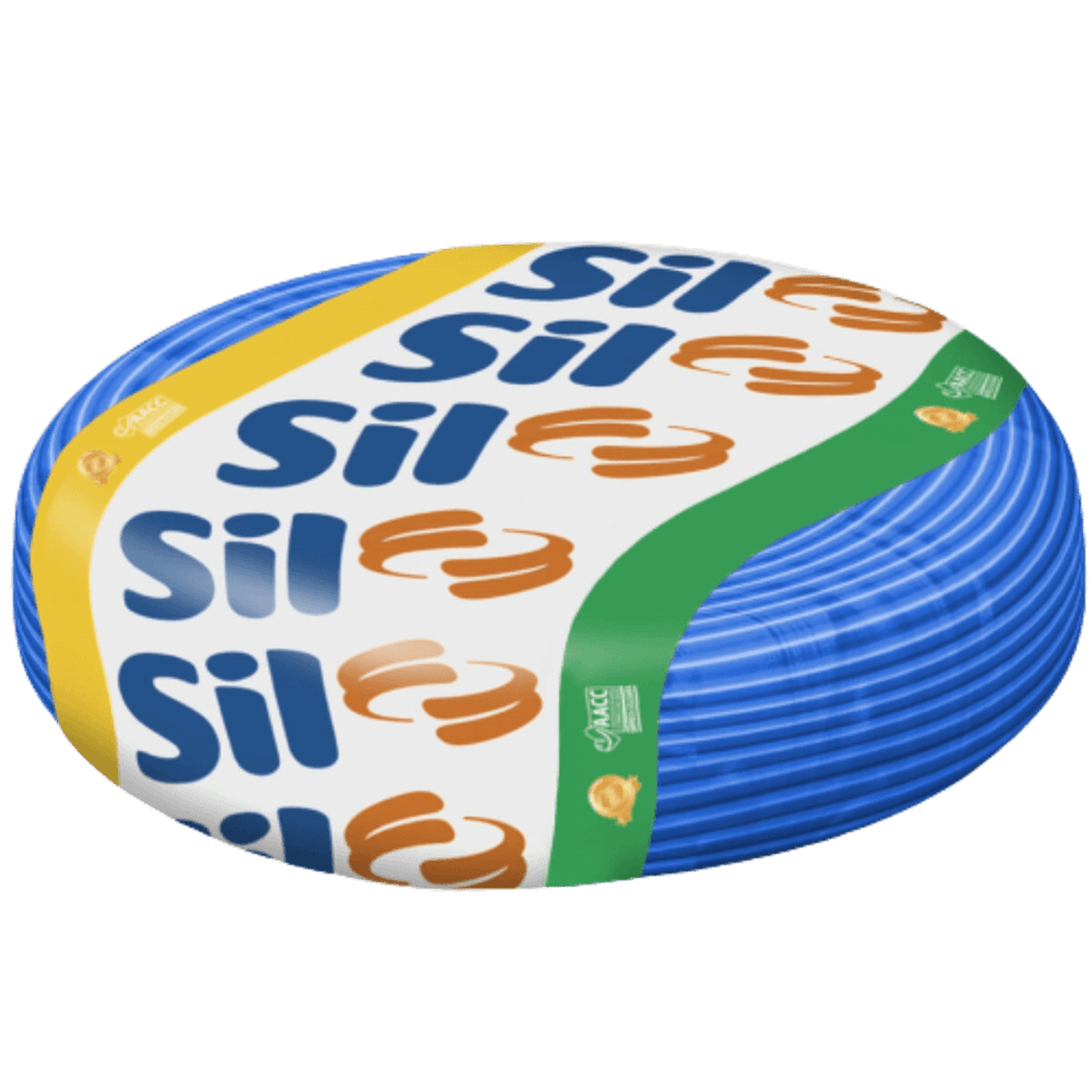 Cabo Flexsil de Cobre 2,5mm 750 Volts Azul 100 Metros - 00003.018.004.1.06 - SIL