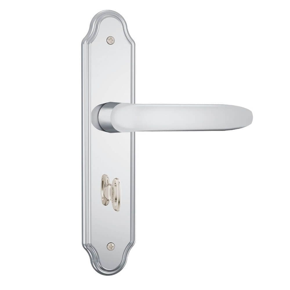 Fechadura 823/11 para Banheiro com Acabamento Cromado e Espelho de Aço Inox - 33258 - STAM