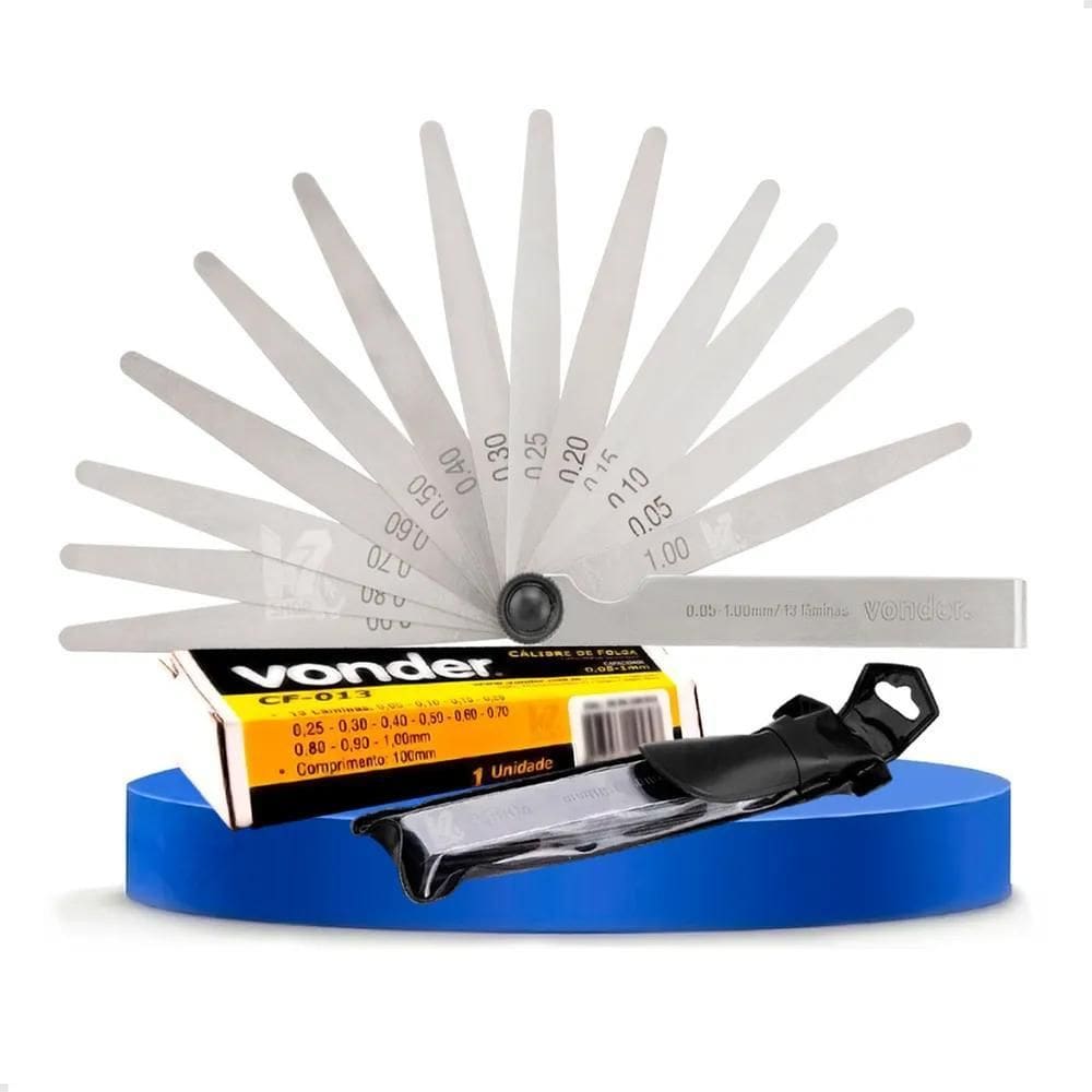 5X Calibre De Folga 13 Laminas Vonder Regular Valvulas + Est