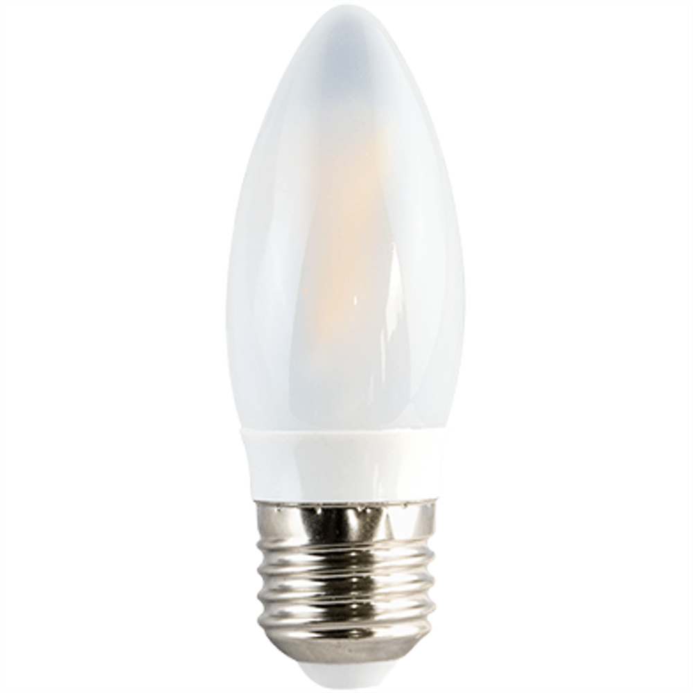Lâmpada Superled Filamento Vela de 3 Watts e 2700K - 20206 - OUROLUX