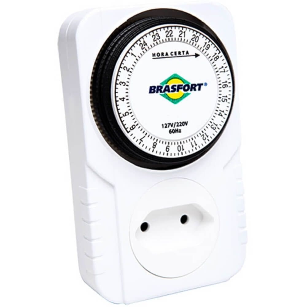 Timer Analógico Bivolt - 8769 - BRASFORT