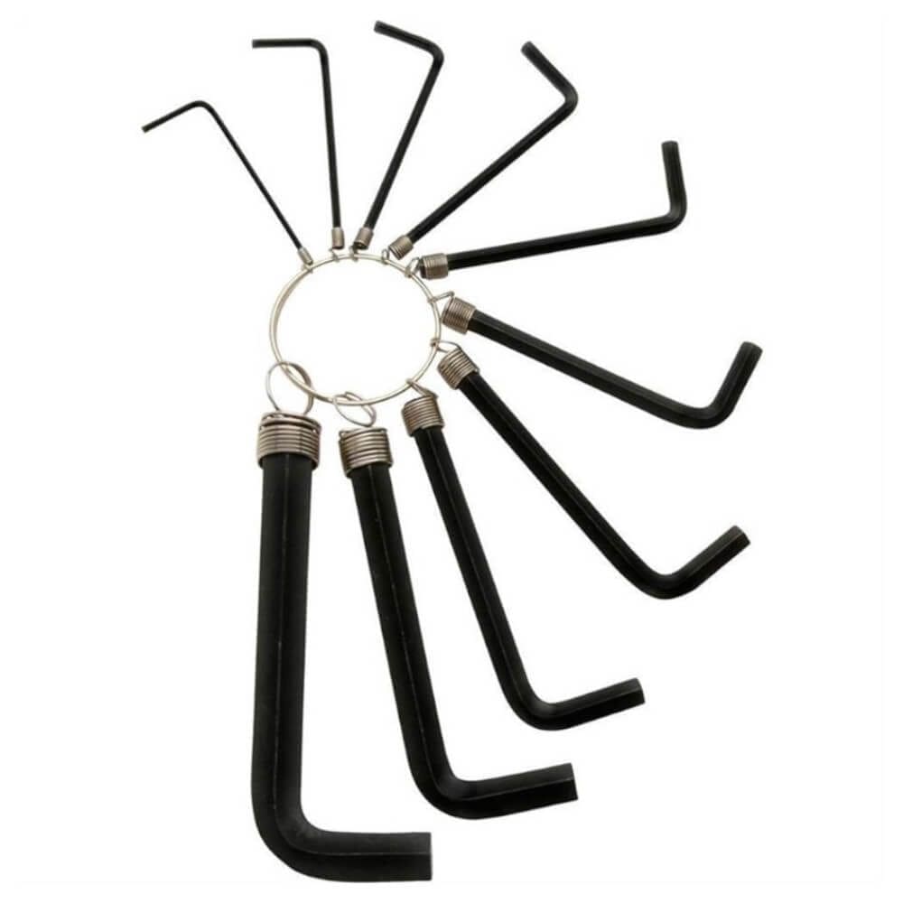 Chave Allen 1/16”” a 3/8”” com 10 Peças - 8288 - BRASFORT