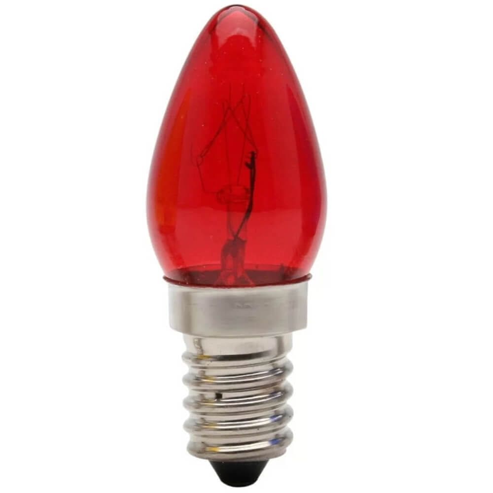 Lâmpada Chupeta 7 Watts 127 Volts Vermelha - 8499 - BRASFORT