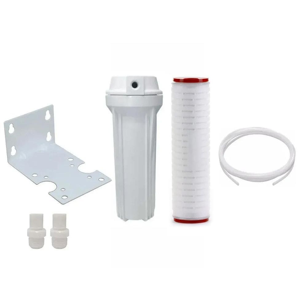 Estágio Extra Osmose 10 Filtro Plissado Absoluto 0,22 Micra