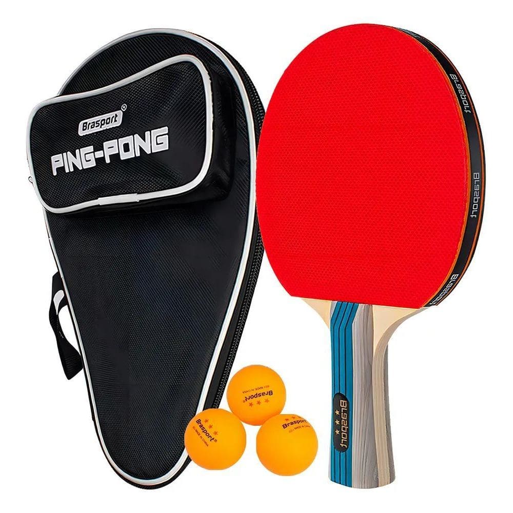 5X Raquete Ping Pong De Tenis De Mesa Profissional C/Raquete