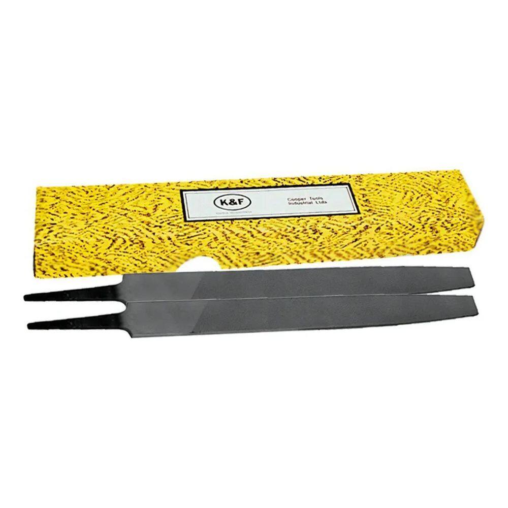 5X 2 Lima Chata 8 Polegadas Para Enxada K&F Profissional Fer