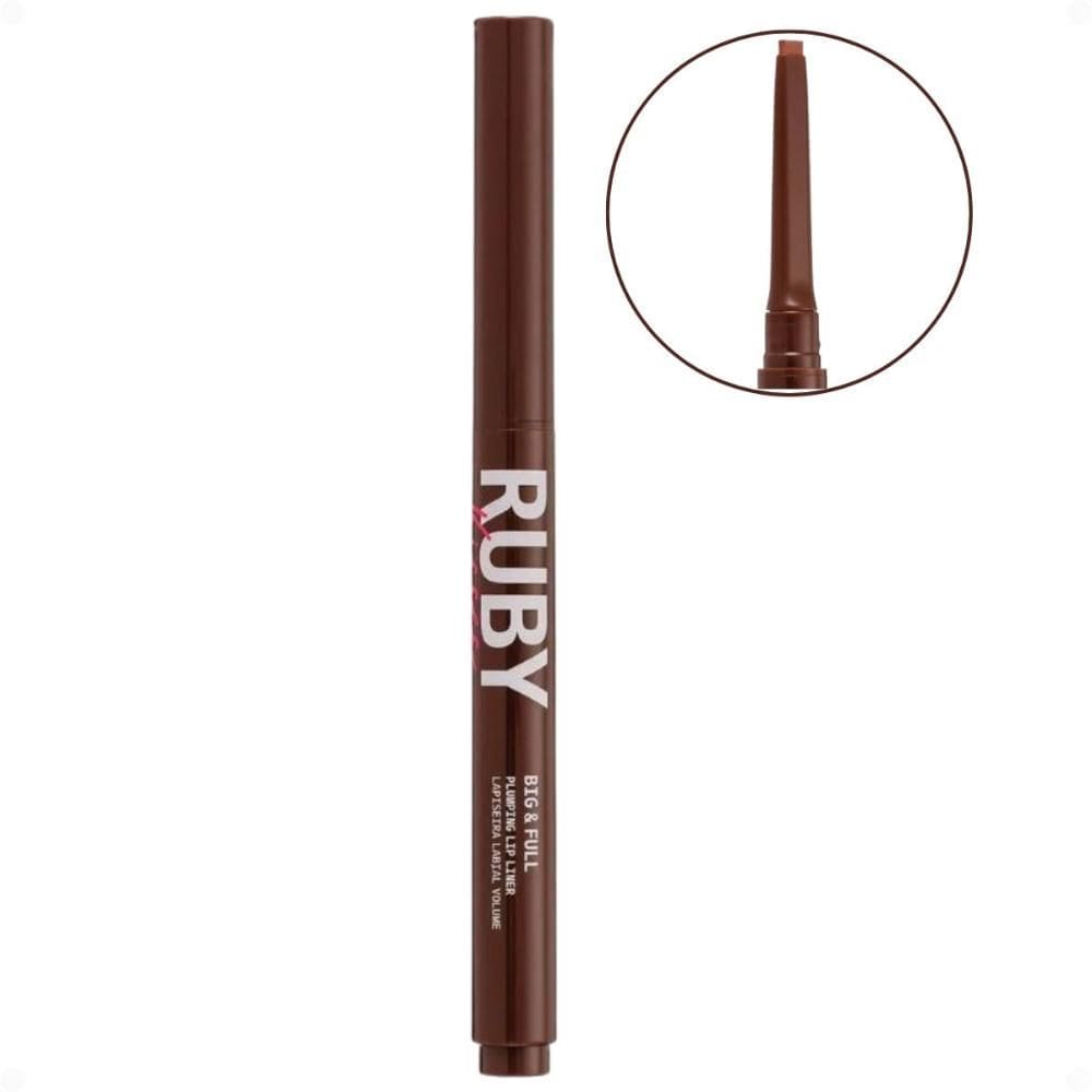 Lapiseira Labial Volume Ruby Kisses Big e Full Warm Brown Rpu05b