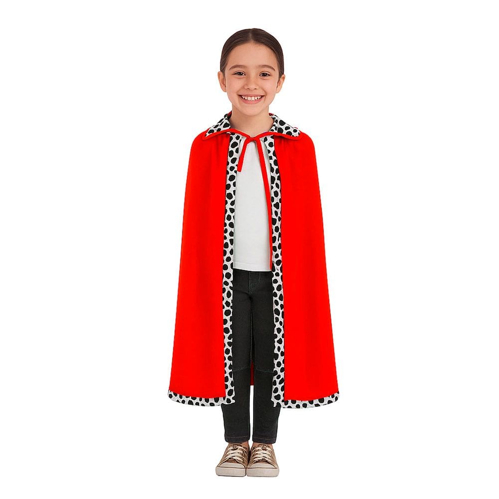 Capa de Rainha Infantil Fantasia Princesa Encantada Traje Manto Menina Imperatriz Realeza Festa Aniversário Debutante