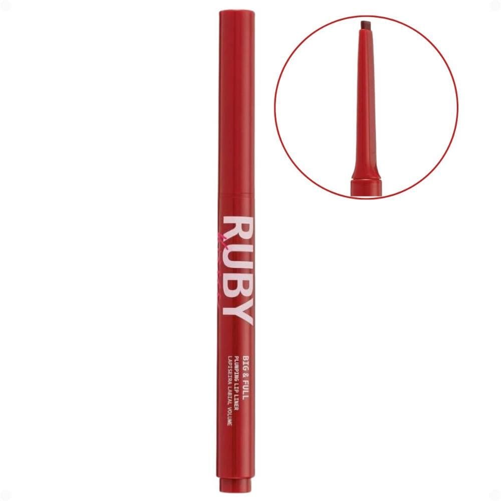 Lapiseira Labial Volume Ruby Kisses Big e Full Deep Red Rpu10b
