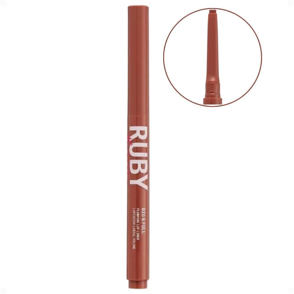 Lapiseira Labial Volume Ruby Kisses Big e Full Nude Pink Rpu05b