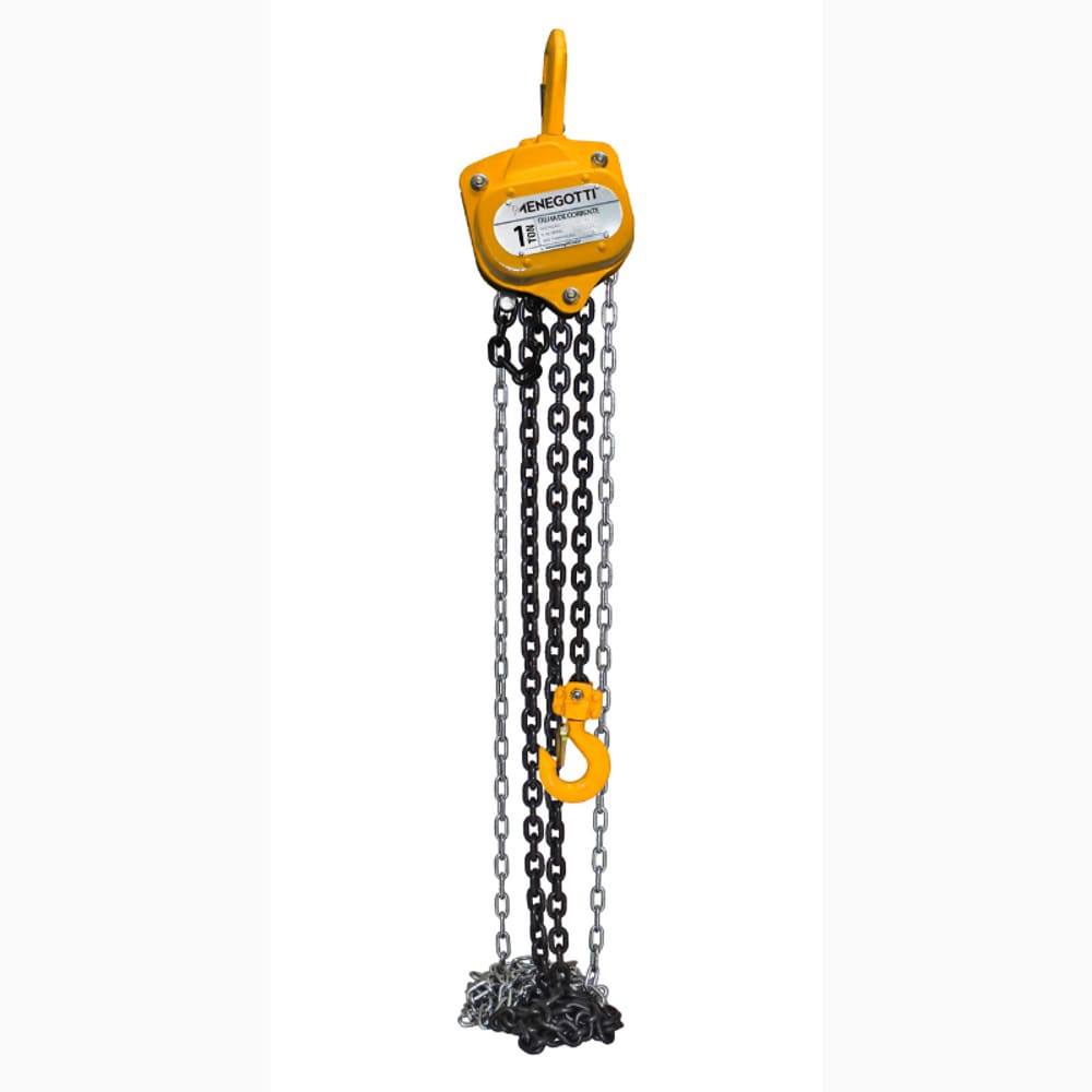 Talha de Corrente Manual MTC 1.0 Tonelada 3m Menegotti