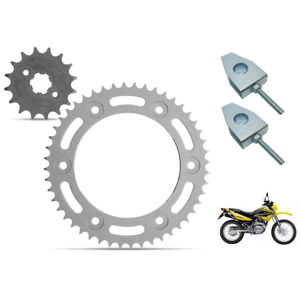 Coroa Pinhão Com Esticadores Nxr Bros 125 150 2003 Ate 2015