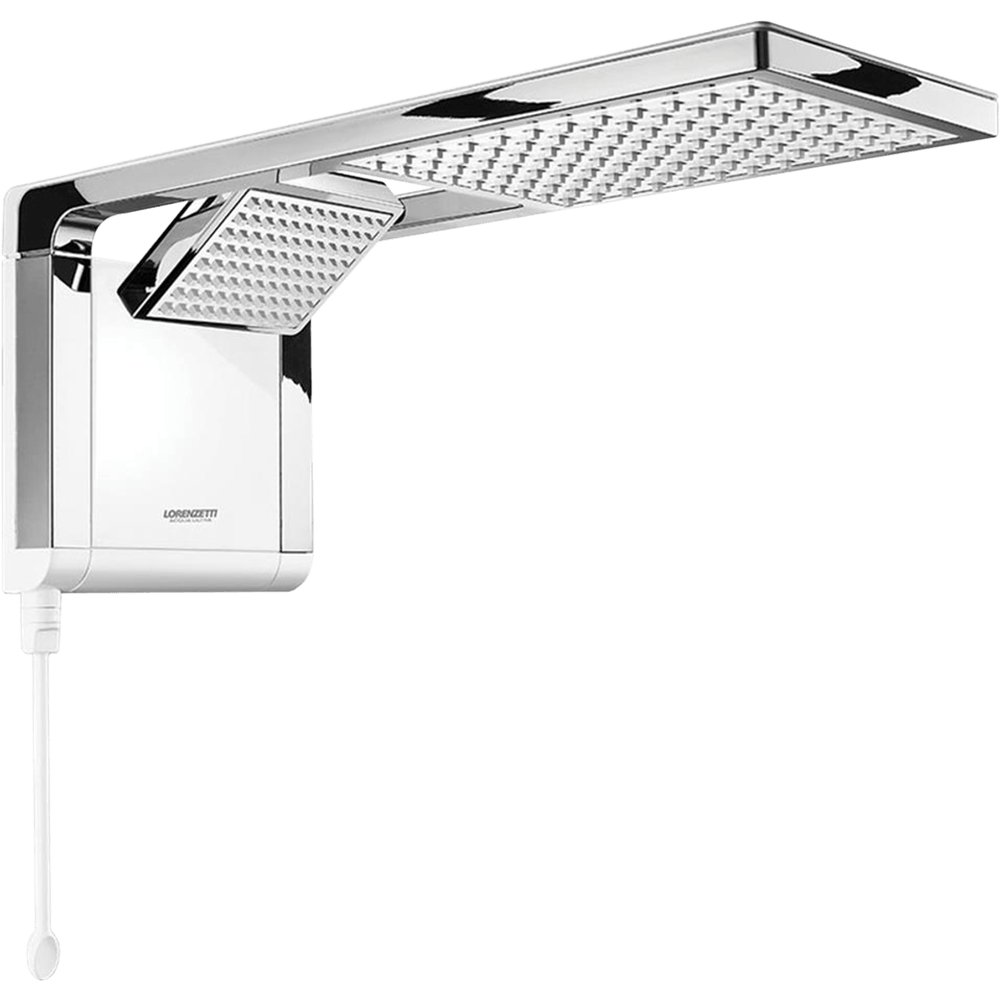 Chuveiro Acqua Duo Branco Cromado 220V 7800W - 7510101 - LORENZETTI