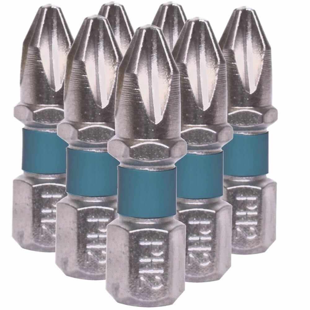 Bits Phillips 1/4”” 25mm Ponta 1/4”” PH2 10 Peças - 11330 - GROSS