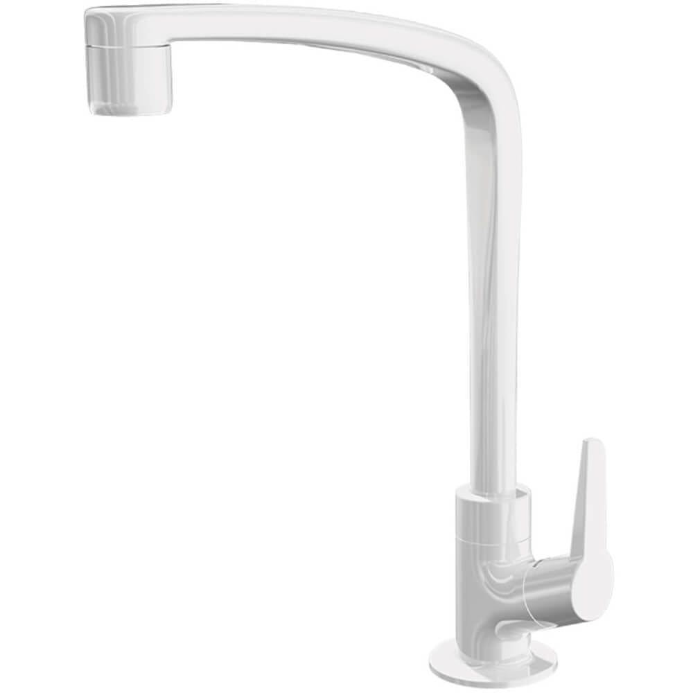 Torneira de Mesa para Cozinha Flatt Branca 1167 F71 - 7111072 - LORENZETTI
