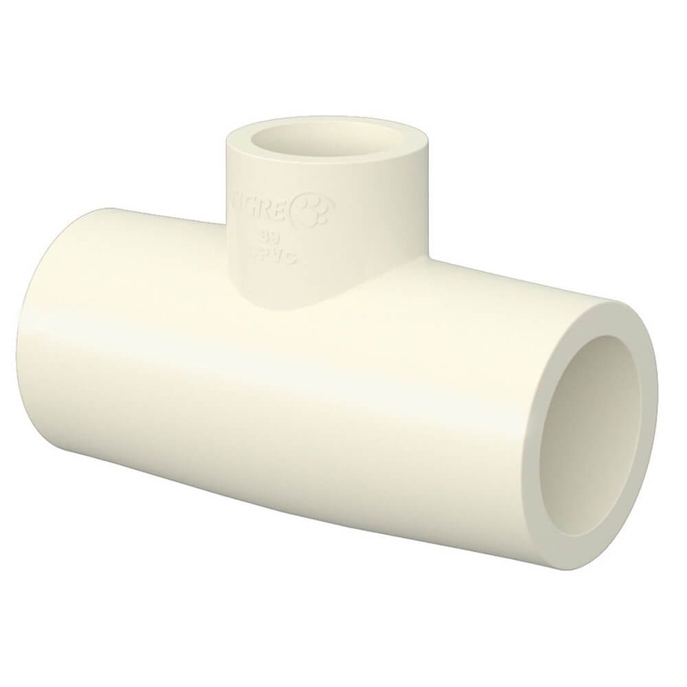 Tê de Redução Aquatherm 35x28mm com Bolsa - 22852205 - TIGRE