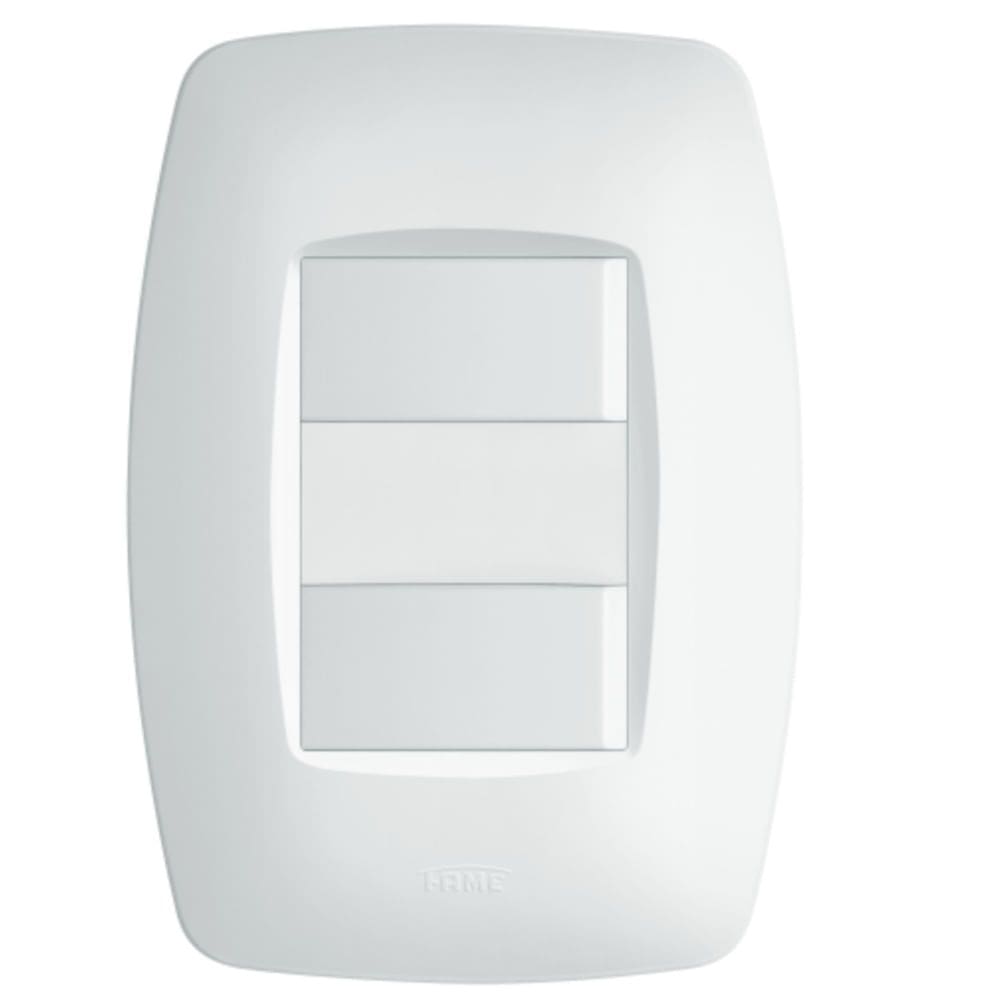 Conjunto 2 Interruptores Simples Distanciados 10A 250 Volts Elegance - 2253 - FAME