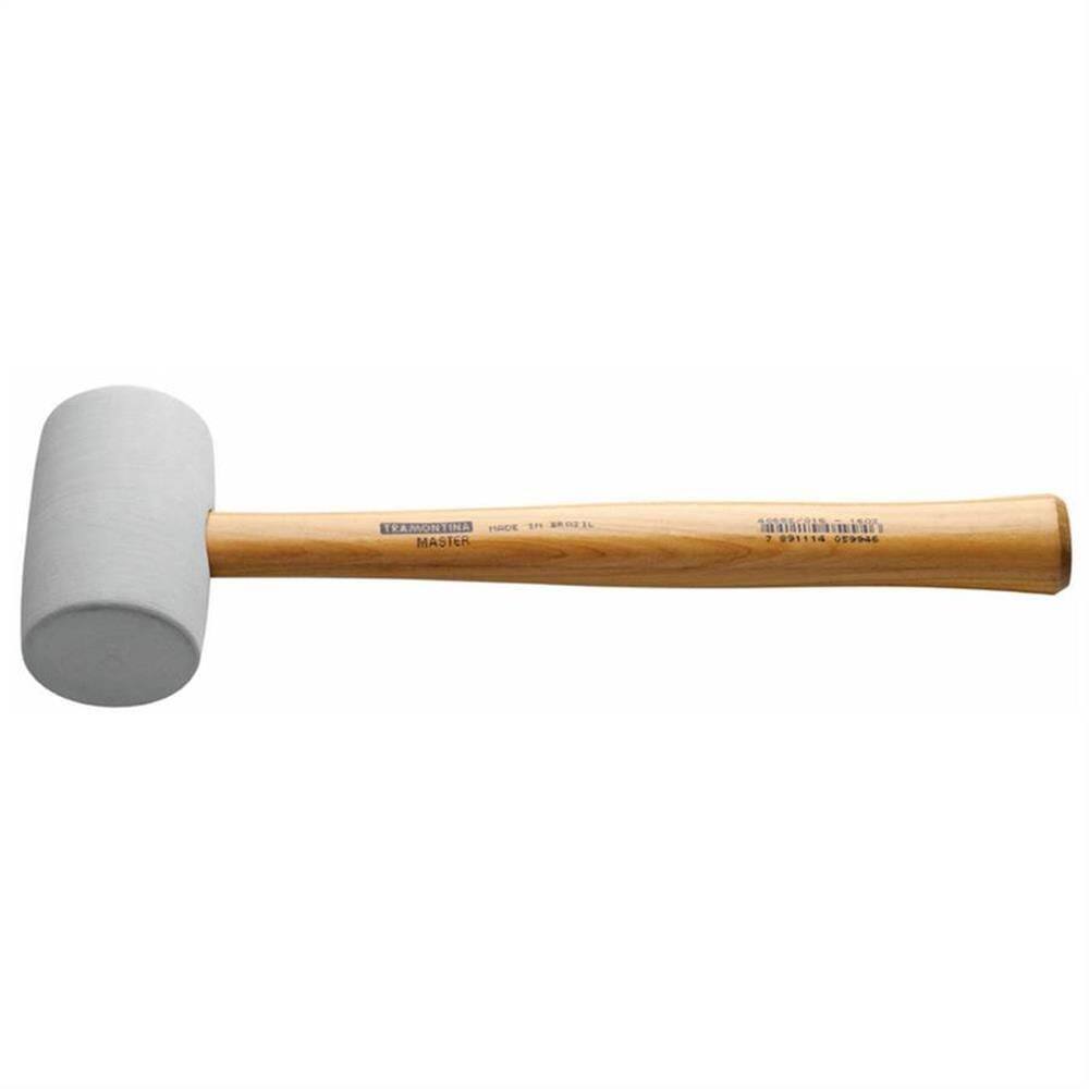 Martelo de Borracha Branca Modelo Americano 450g - 40682016 - TRAMONTINA