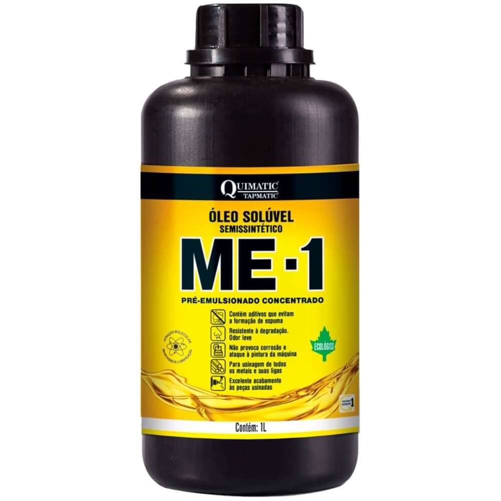 Óleo Solúvel para Usinagem Semissintético Ecológico ME 1 de 1 Litro - AB0 - TAPMATIC