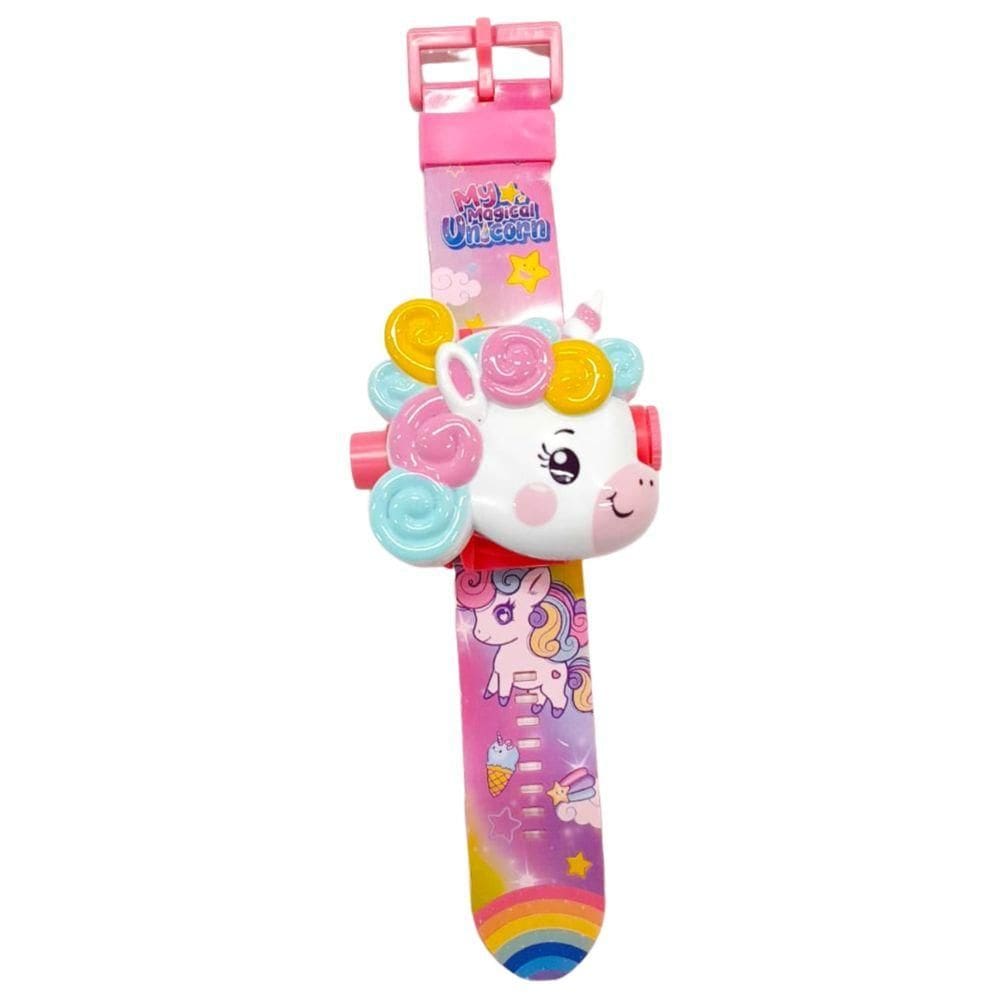 Relógio de Unicórnio com Projetor 24 Imagens 0154 - For Kids