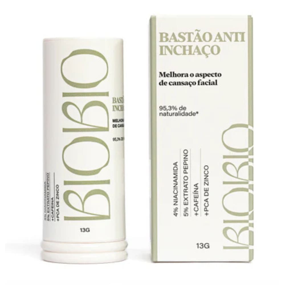 Bastao Area Dos Olhos Anti Olheiras Biobio 13gr - Efeito Geladinho E Com Extrato De Pepino