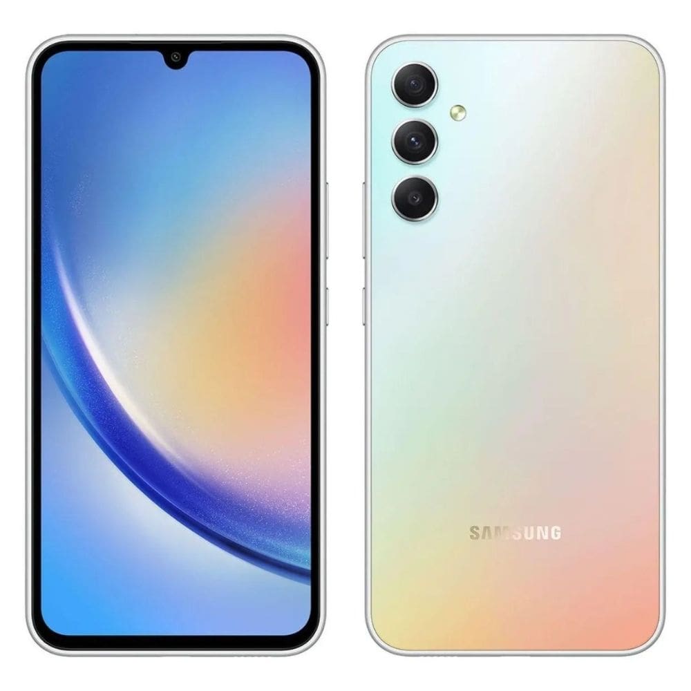 Usado: Samsung A34 128 GB Prata - Muito Bom