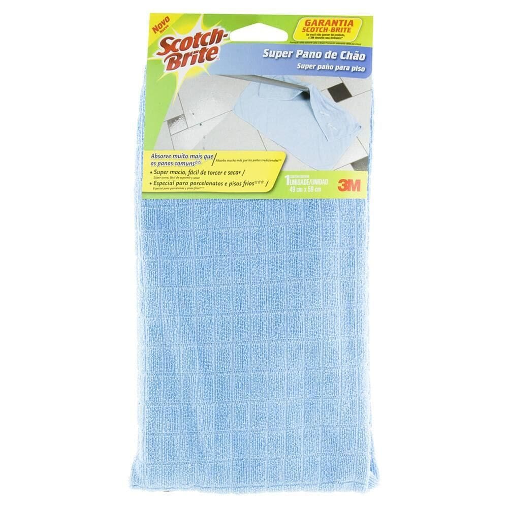 Super pano de chão Scotch Brite Azul 49x59cm 3M