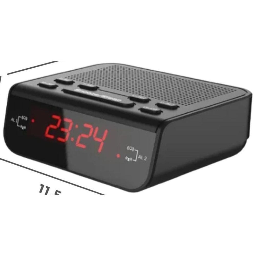 Despertador Digital: Rádio Fm - Controle De Volume Ajustável