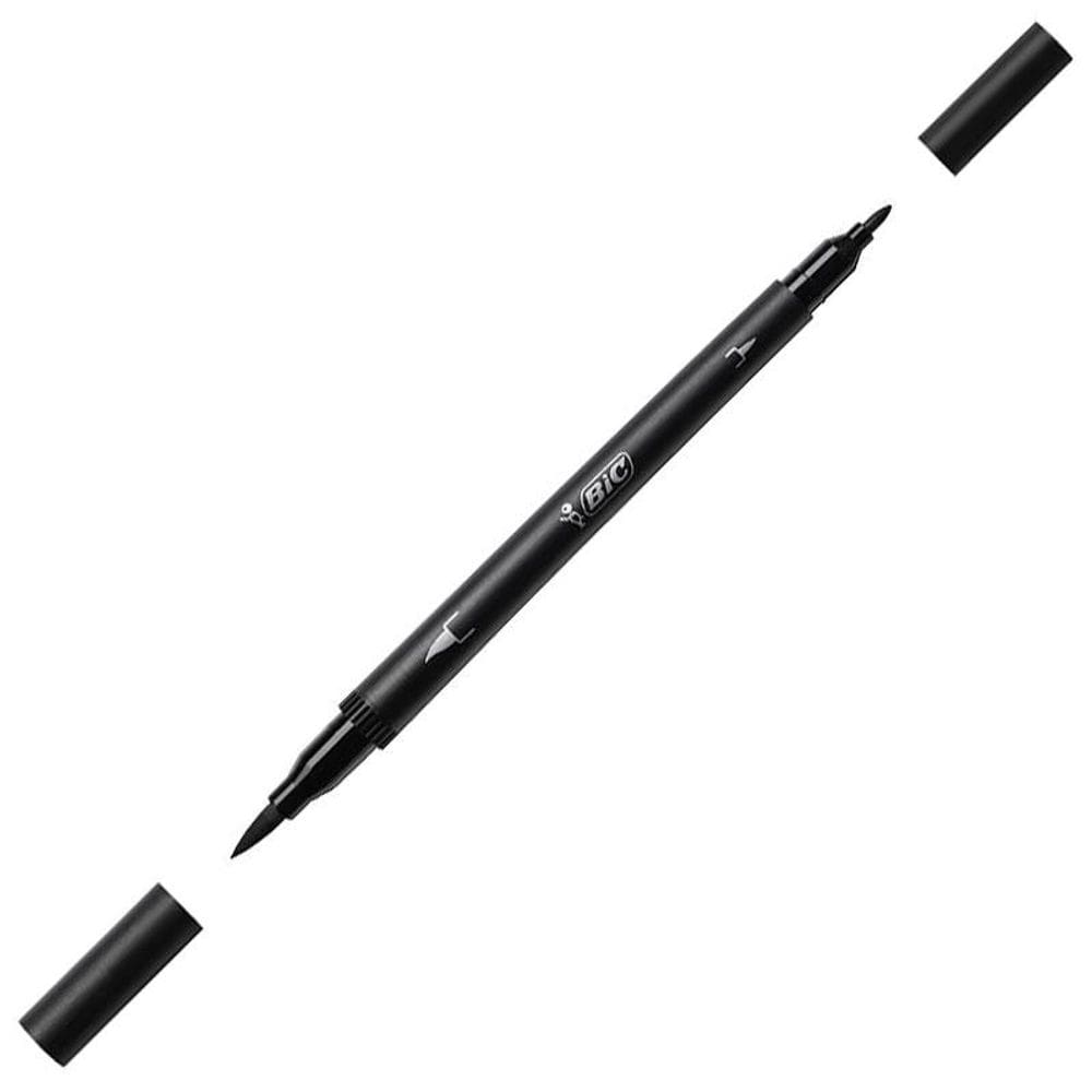 Caneta hidrográfica Dual Tip Intensity Preta - Bic