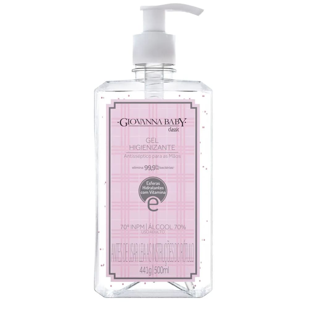 Gel Higienizante Giovanna Baby Antisséptico para as Mãos 500ml
