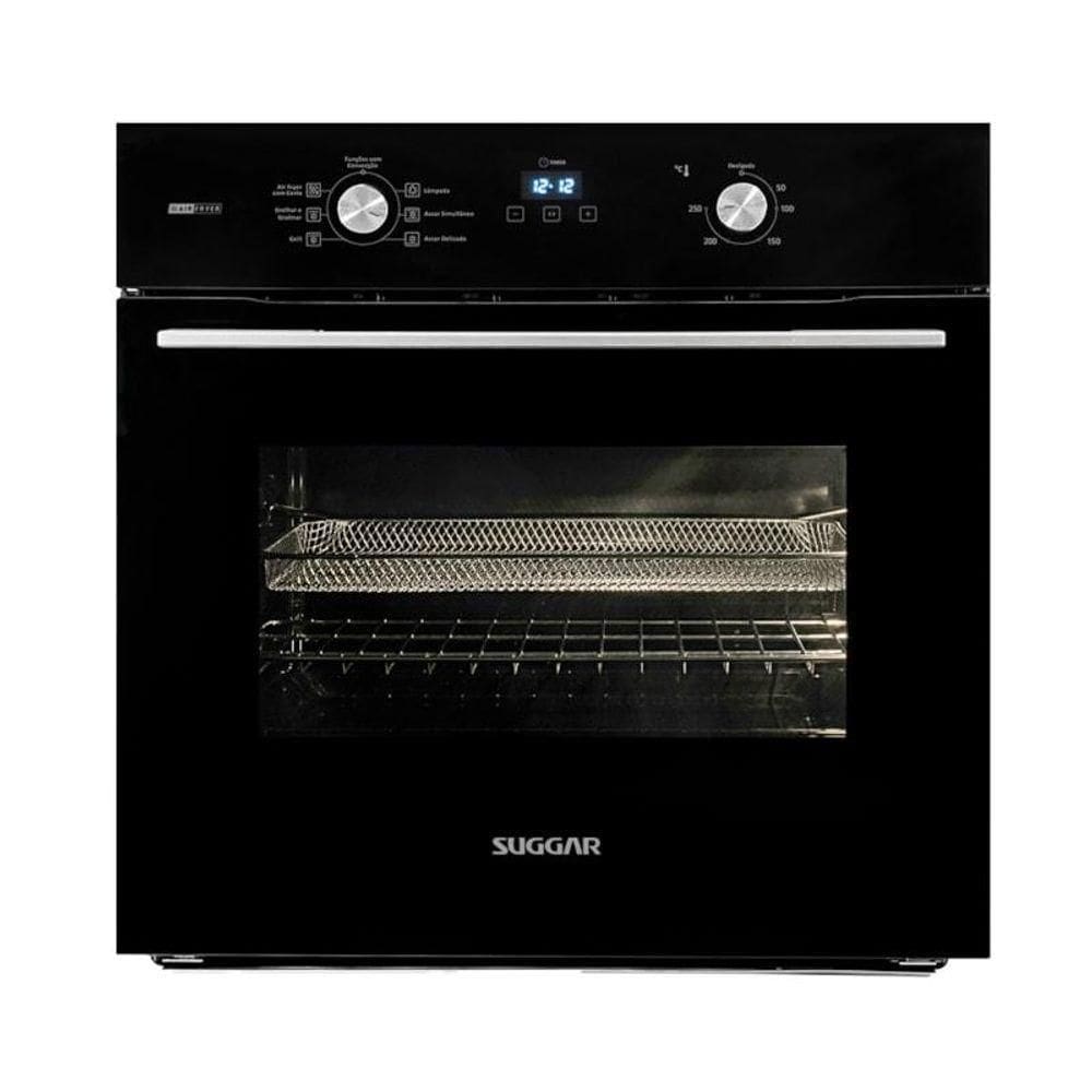 Forno De Embutir Air Fryer 68 Litros Preto Suggar 220V