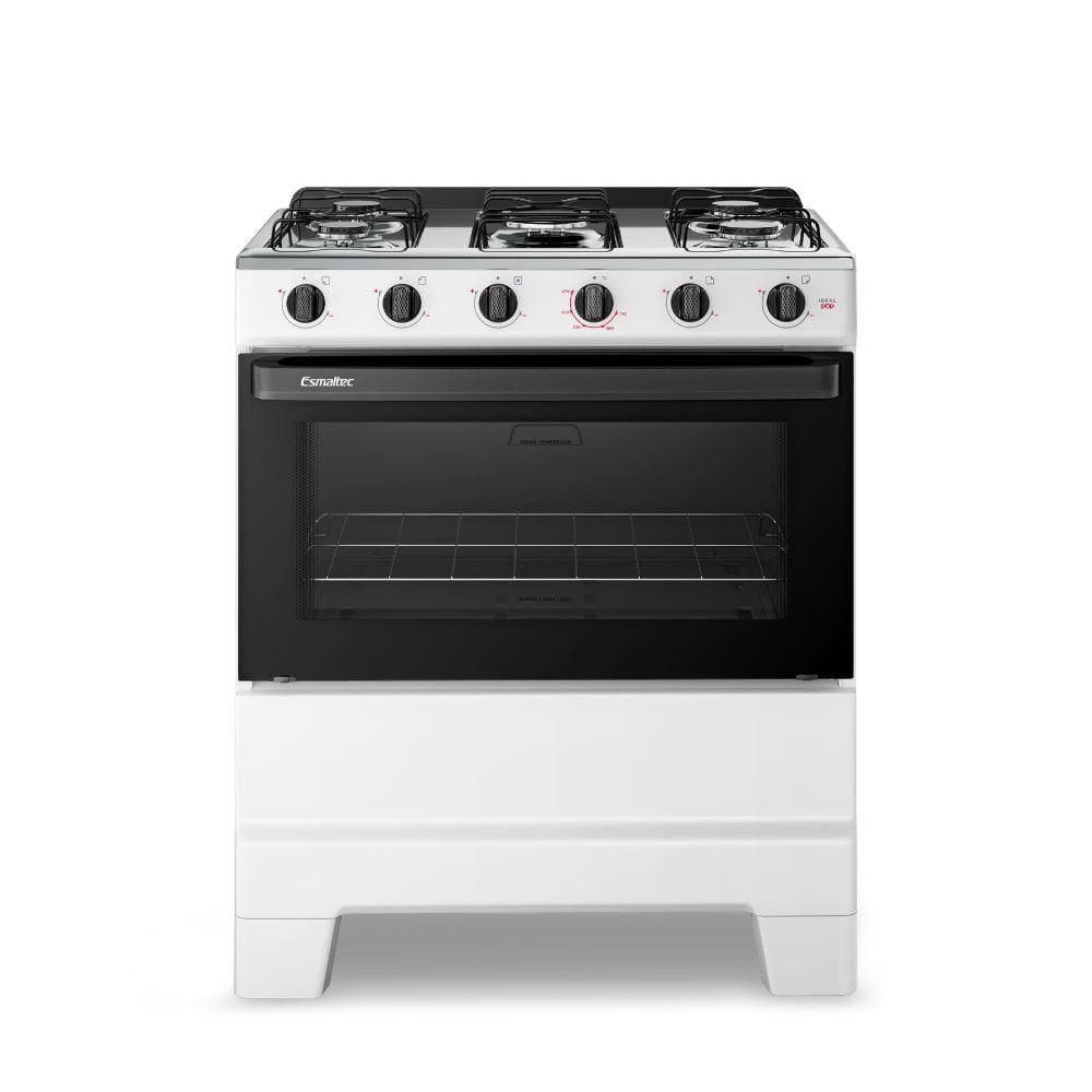 Fogão Ideal Pop 5 Bocas Esmaltec Branco