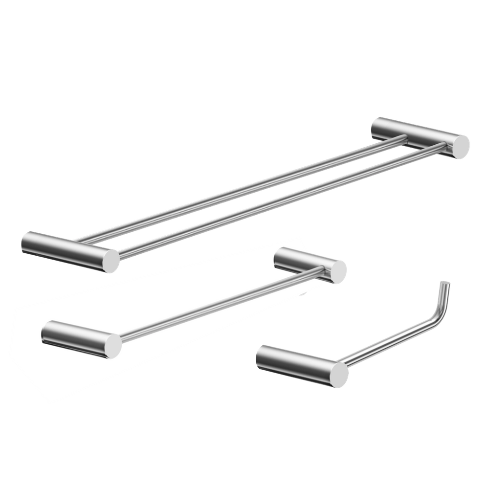 Kit Acessórios Para Banheiro 3 Peças Grego Metal 2040or