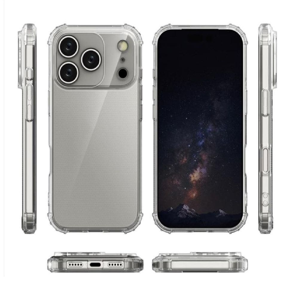 Capa Capinha Antishock Reforçada Transparente Para Ipphone 17 Pro Max