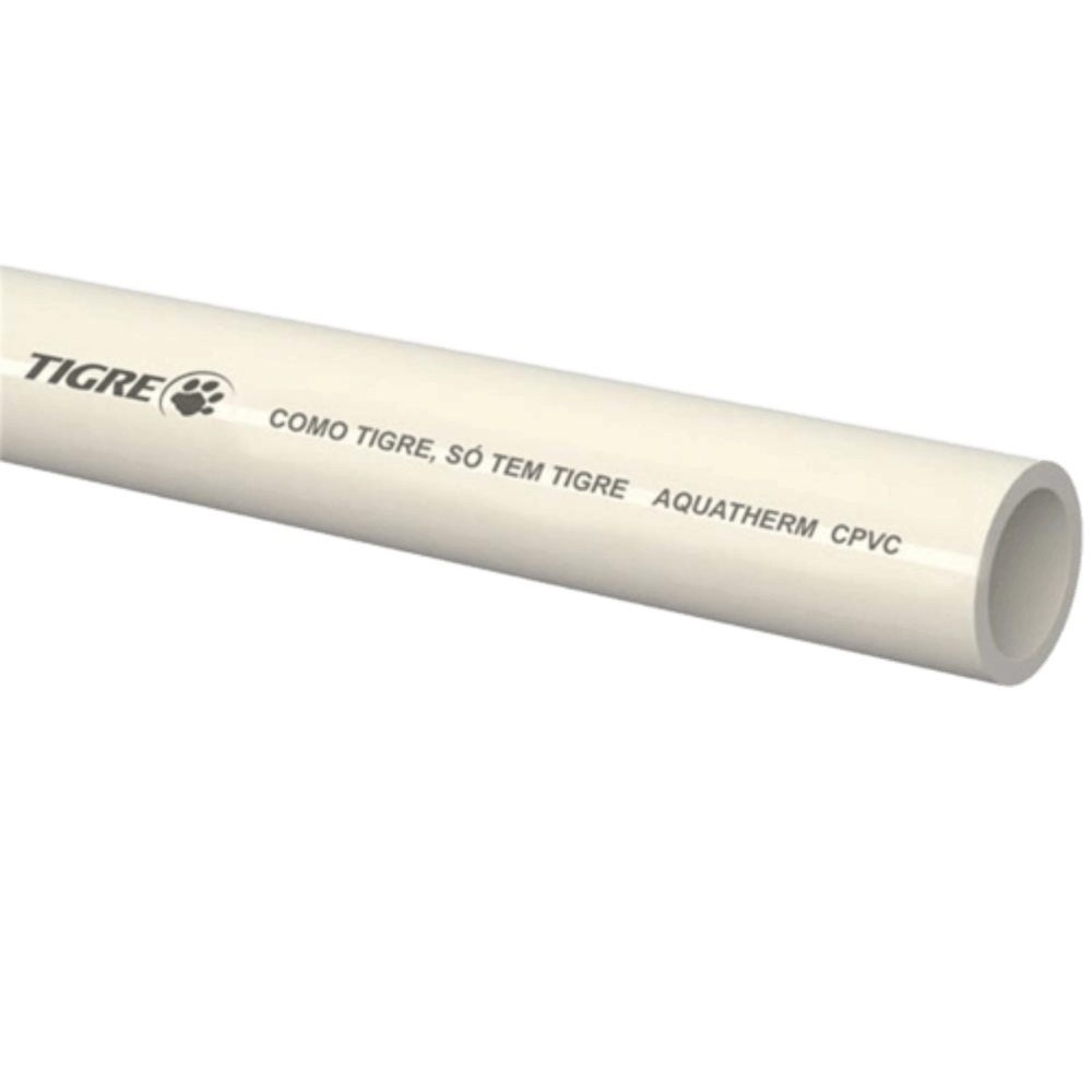 Tubo PVC Aquatherm Para Água Quente 3/4”” 22mm 3 Metros - 17.00.022.5 - TIGRE