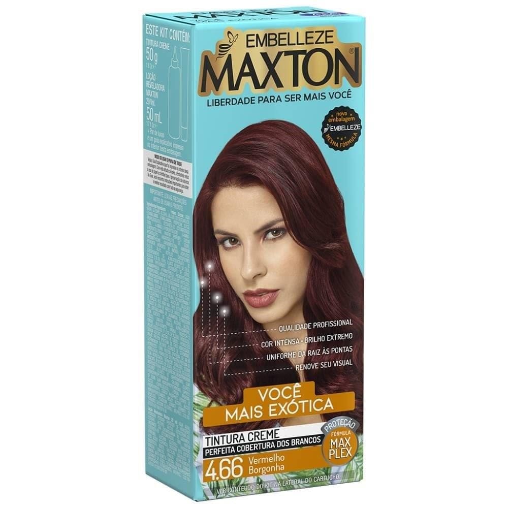 Tintura Maxton 4.66 Vermelho Borgonha
