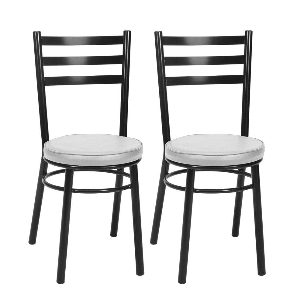 Kit 2 Cadeiras CP80 Pintadas Pretas Debrum Treparoni