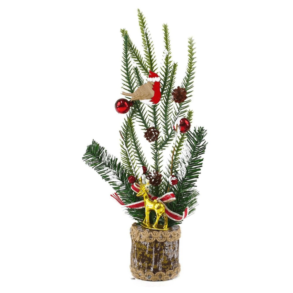 Enfeite Toco Mini Árvore de Natal 33cm Nipo