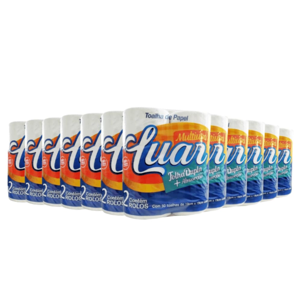 Papel Toalha Fardo com 24 Rolos Luar
